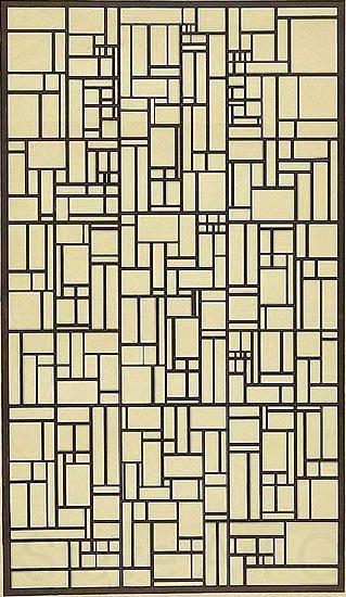 Theo van Doesburg Design for Stained-Glass Composition V. Norge oil painting art